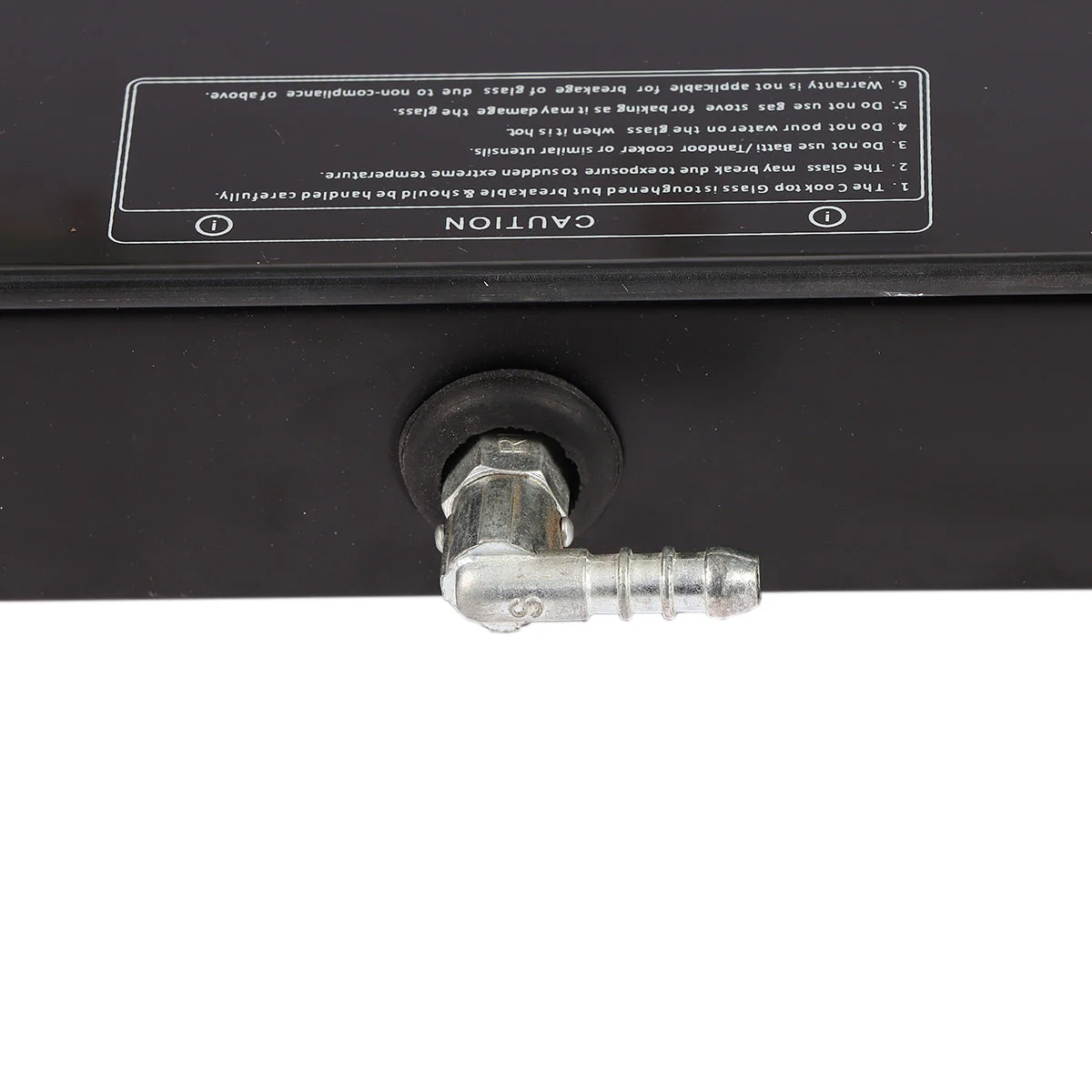 Glory 4 Burner Glass Gas Stove, Black 8mm Toughened Glass with 2 Years Warranty, Ergonomic Knobs, Stainless Steel Drip Tray, Manual Ignition Gas Stove - Image 5