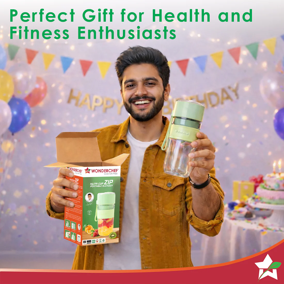 Nutri-cup Zip Portable Blender | 350ml | Blend & Sip with Flip Top Sipper Lid | For Smoothies, Juices, Shakes, Coffee | 2000 mAh Battery | 20 Blending Cycles in One Charge | Type C Charging | Green - Image 8