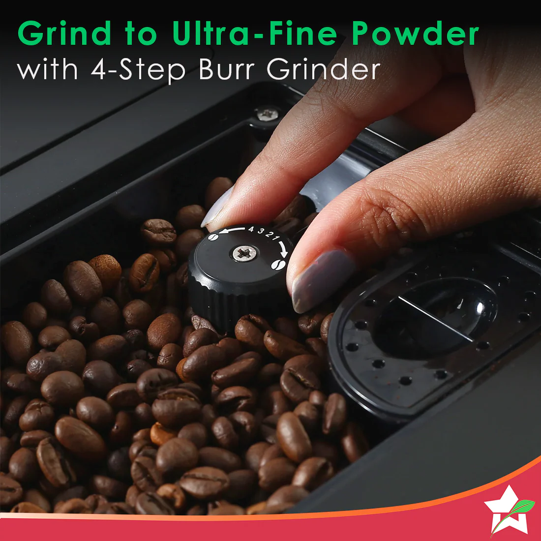 Regalia Fully Automatic Coffee Machine with Large 7 Inches Display for Brewing Americano, Cappuccino, Latte, Macchiato, Flat White, Espresso Coffee - Image 4