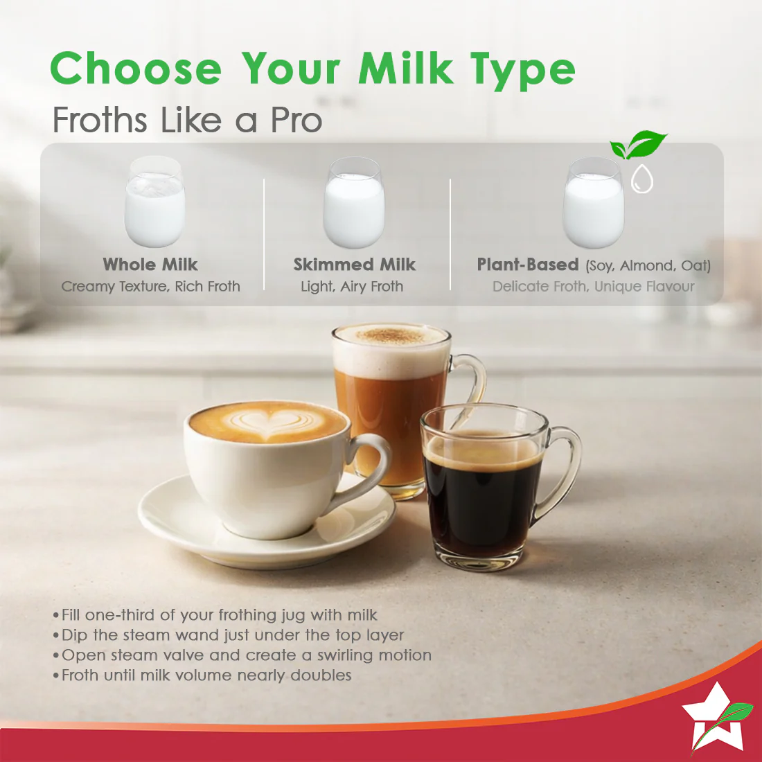 Rinaldi Automatic Espresso Coffee Machine | 20-bar Pressure | Digital Display | For Hot & Cold Espresso, Americano | Auto Cleaning | 2 Year Warranty - Image 10