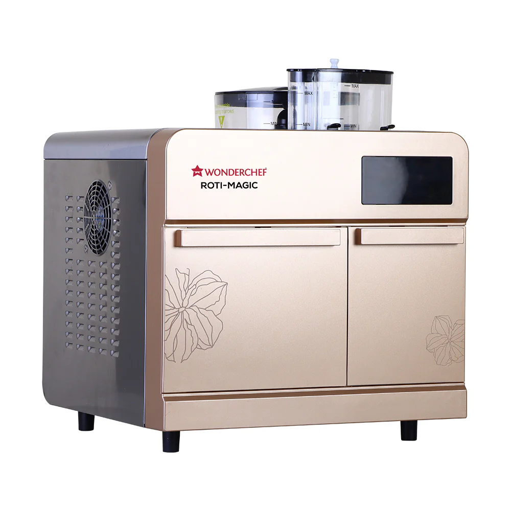 Wonderchef Renewed Roti-Magic | Fully Automatic Roti Maker for Perfect Homemade Rotis | Make Hot Rotis From Dry Atta & Water | Kneads Atta & Rolls Perfect Rotis | Hygienic, Effortless & Time-Saving | 1900 Watt | Rose Pink - Image 3