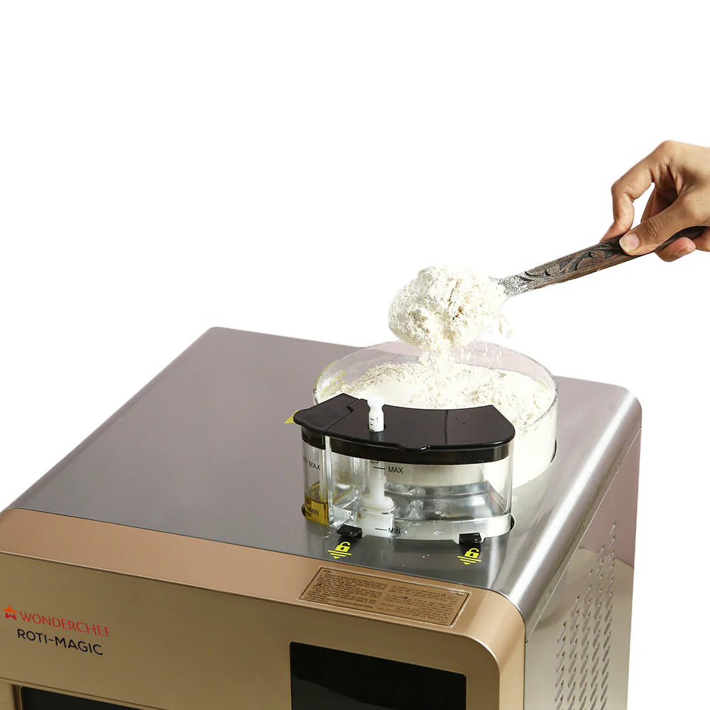 Wonderchef Renewed Roti-Magic | Fully Automatic Roti Maker for Perfect Homemade Rotis | Make Hot Rotis From Dry Atta & Water | Kneads Atta & Rolls Perfect Rotis | Hygienic, Effortless & Time-Saving | 1900 Watt | Rose Pink - Image 8
