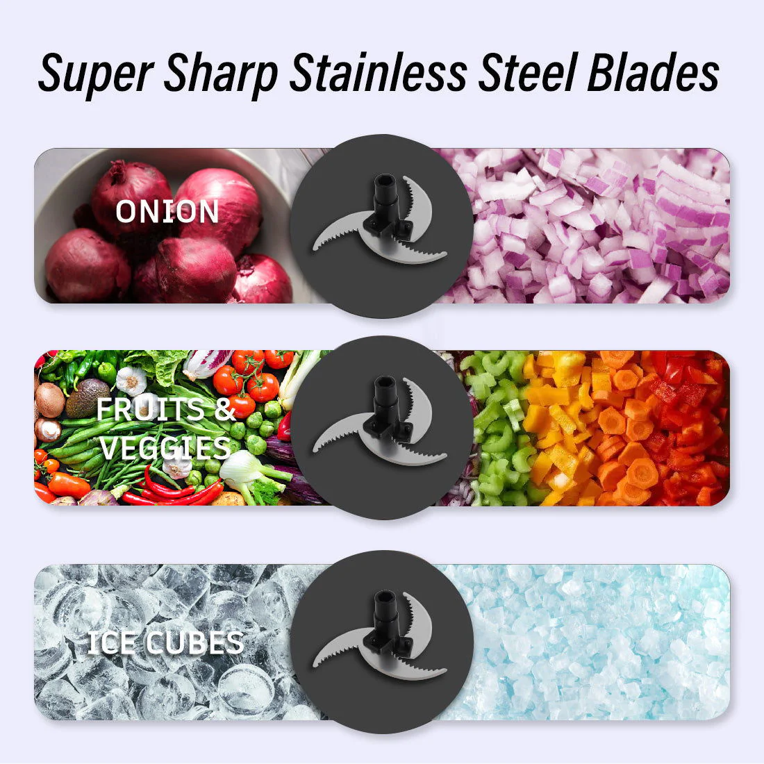 Smart Turbo Chopper 3-In-1 Chop | Mince | Whip - Image 4