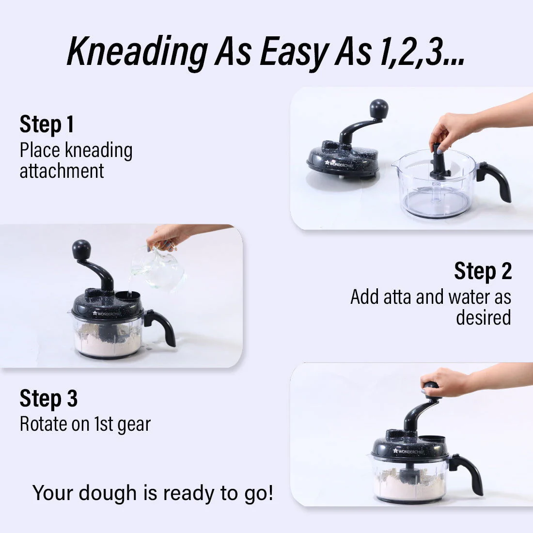 Smart Turbo Chopper 3-In-1 Chop | Mince | Whip - Image 5