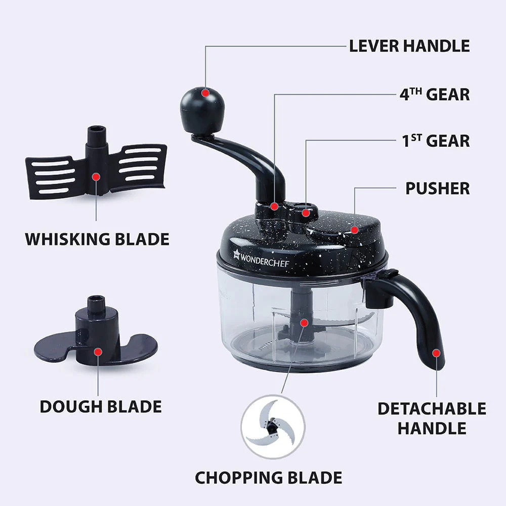 Smart Turbo Chopper 3-In-1 Chop | Mince | Whip - Image 6