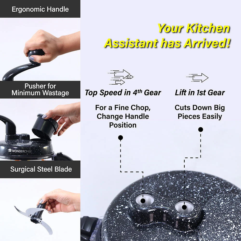 Smart Turbo Chopper 3-In-1 Chop | Mince | Whip - Image 7