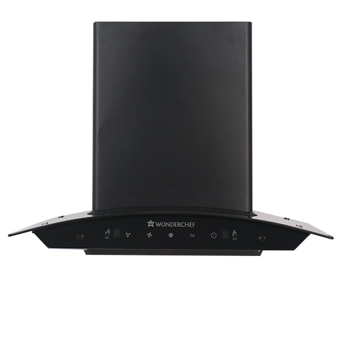 Ultima 60cm 1200 m3/hr Auto Clean Curved Glass Chimney | Baffle Filter | 1200M3/Hr powerful suction | Touch + 3 speed Motion Sensor control | Low Noise | 7 Year Warranty on Motor | 1 Year Comprehensive Warranty on Product | Black - Image 3