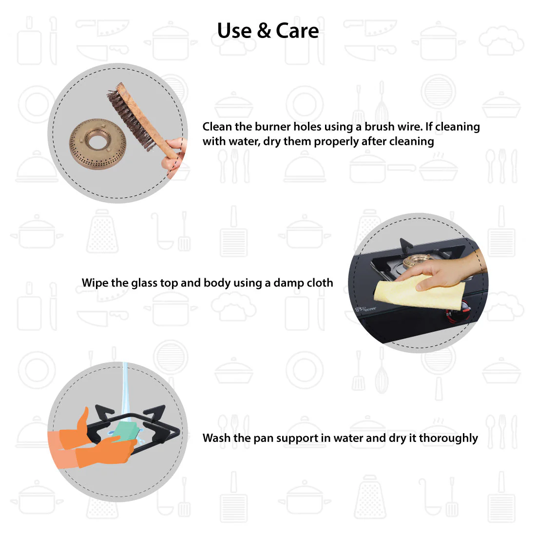 Ultima Glass Single Burner Gas Stove - Image 11