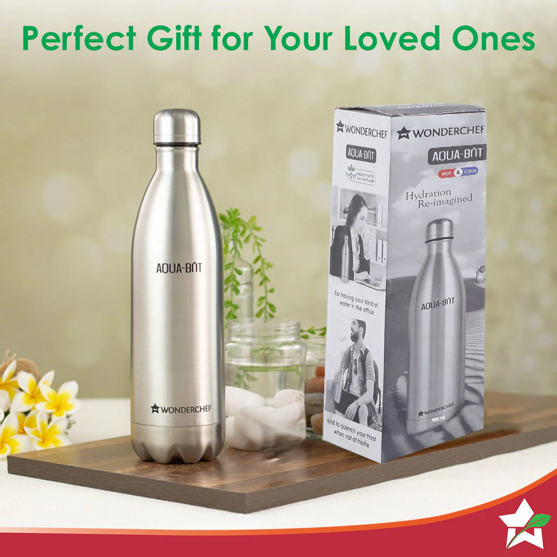 Aqua-Bot, 750ml, Double Wall Stainless Steel Vacuum Insulated Hot and Cold Flask, Spill & Leak Proof, Silver, 2 Years Warranty - Image 8