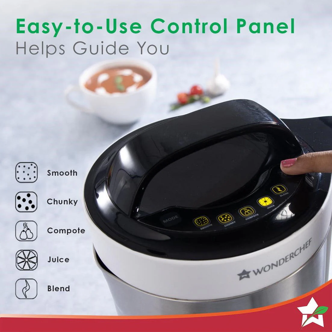 Automatic Soup Maker, 1.6L, 800W, White and Steel - Image 3