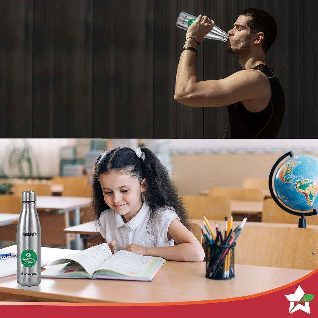 Stainless Steel Hydro Bot 750 ml | Gift Box Packing | Single wall | Non-insulated | 304 Stainless Steel | Non Toxic IBPA free | Rust Free | Light weight | For Home , Office and Travel | Spill and Leak proof | Wide Mouth | Easy to Clean | 2 Years Warranty - Image 8