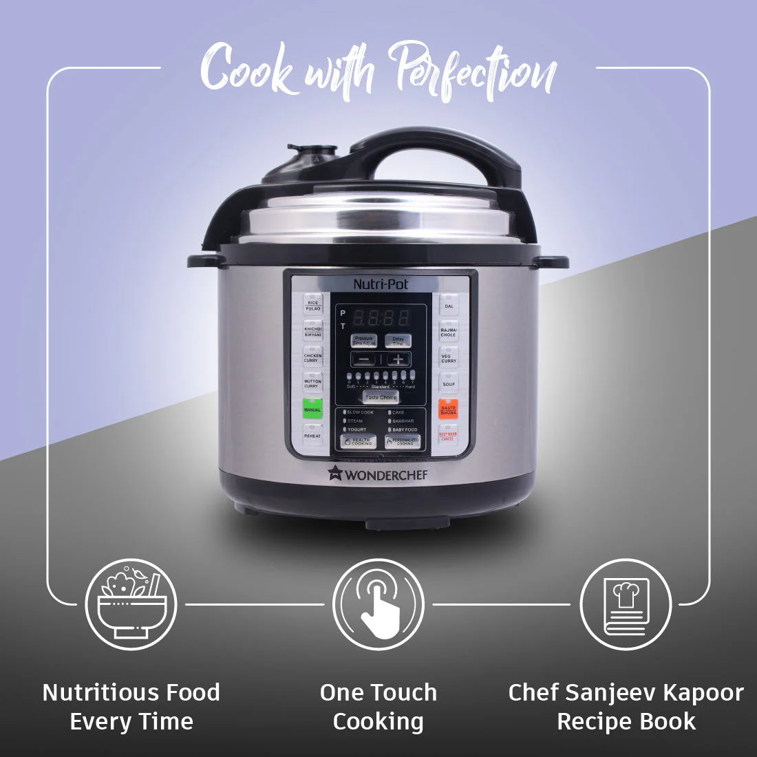 Nutri-Pot 3L Electric Pressure Cooker with 7-in-1 Functions - Image 6