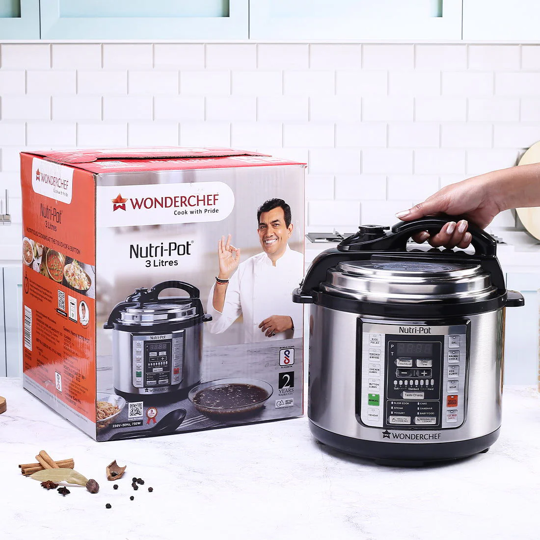 Nutri-Pot 3L Electric Pressure Cooker with 7-in-1 Functions - Image 7
