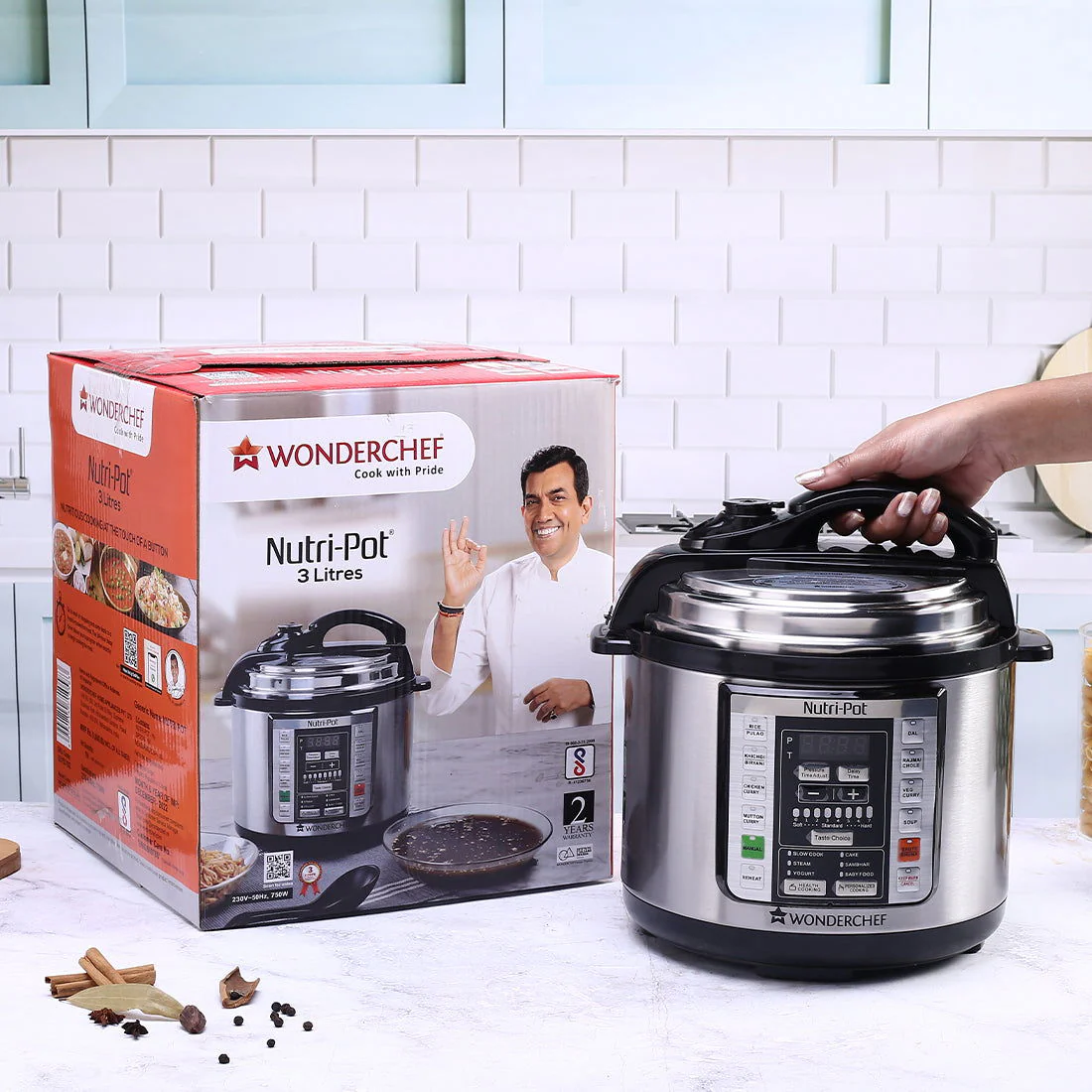 Nutri-Pot 3L Electric Pressure Cooker with 7-in-1 Functions - Image 8