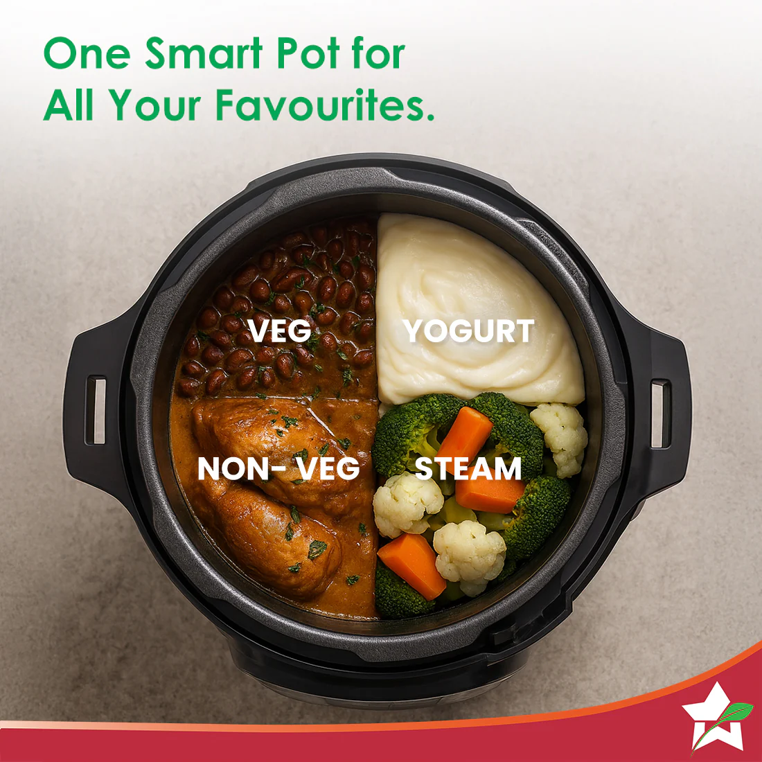 Nutri-Pot 6L Electric Pressure Cooker with 7-in-1 Functions - Image 7