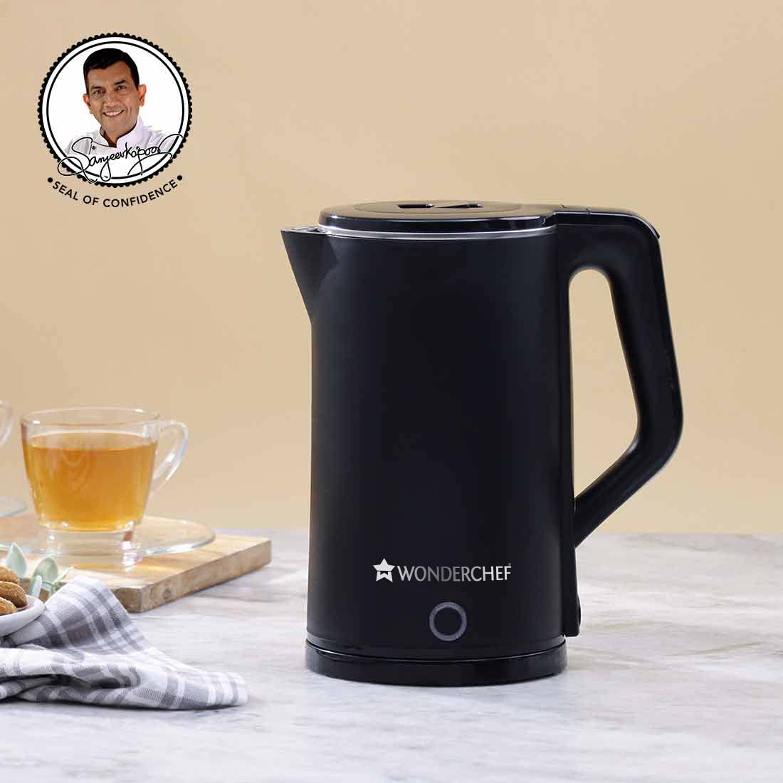 Wonderchef Renewed COOL-TOUCH Electric Kettle | 1500 W | 1.8 L | 1 Year Warranty - Image 3