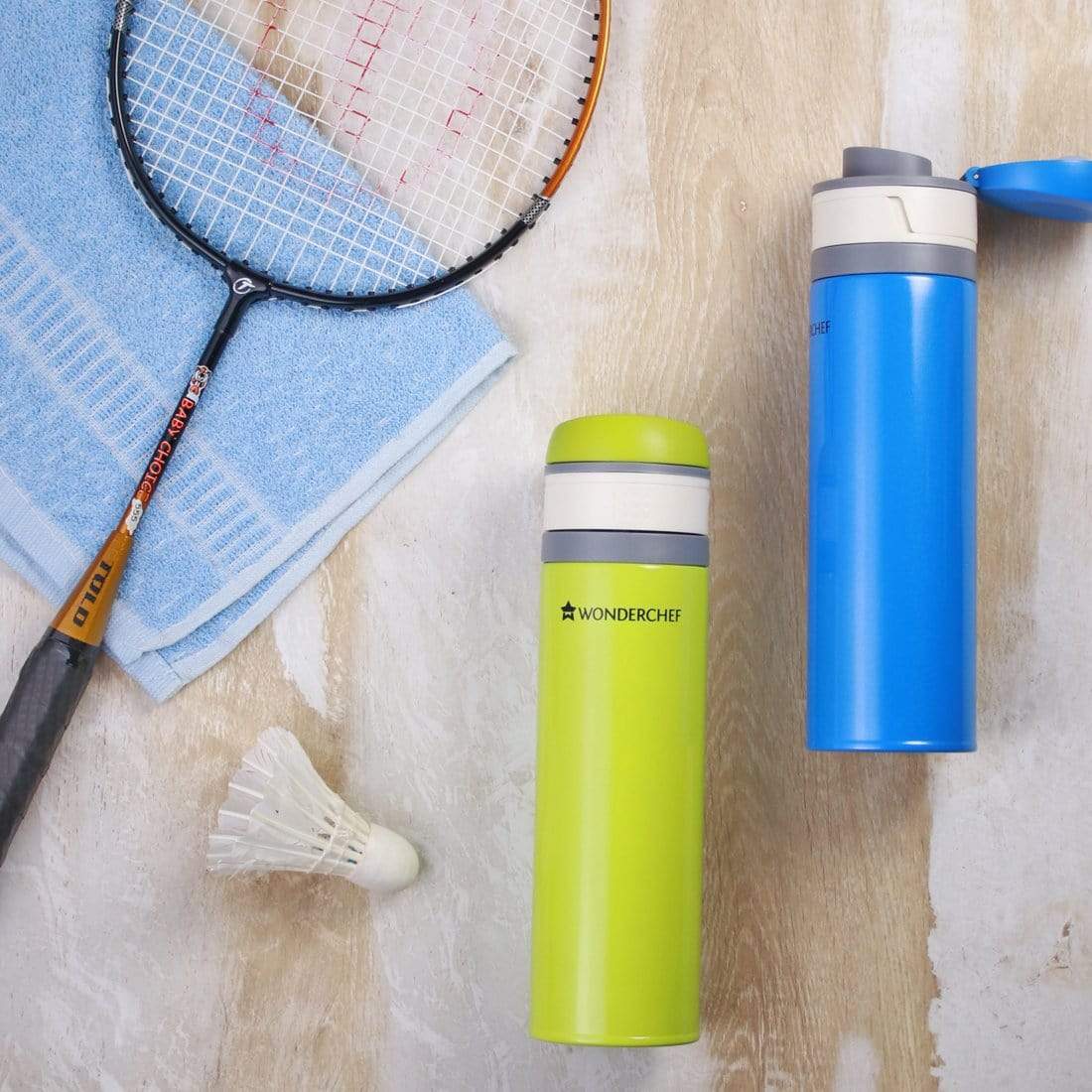 Uni-Bot, 500ml, Double Wall Stainless Steel Vacuum Insulated Hot and Cold Flask, Ultra Light, Spill and Leak Proof, 2 Years Warranty, Blue - Image 10